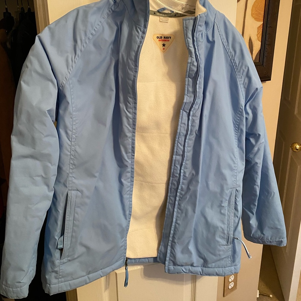 Light blue lined jacket